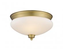 Z-Lite 721F2-HBR - 2 Light Flush Mount