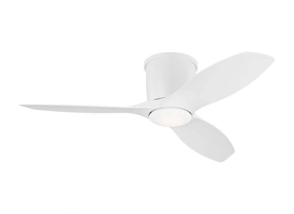 Titus 44 Inch Indoor/Outdoor Integrated LED Dimmable Hugger Ceiling Fan