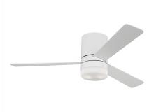 Generation Lighting 3ERHR52RZWD - Era 52 Inch Indoor/Outdoor LED Dimmable Hugger Ceiling Fan