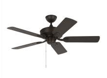 Generation Lighting 5LDO44BZ - Linden 44'' traditional indoor/outdoor bronze ceiling fan with reversible motor