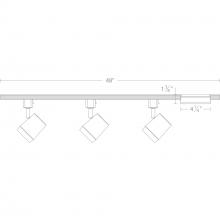 WAC Canada H-7011/3-CS-WT - Ocularc 7011/3 - 5CCT Track Luminaire