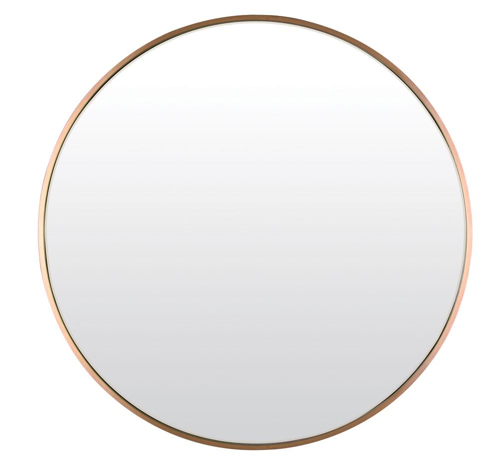 32.75" Square Metal Frame Mirror