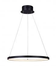 Canarm LCH128A21BK - LEXIE, MBK, 20.5" Wide Cord LED Chandelier, Acrylic, 21W (Int.), Dimmable, 1189.46 Lumens