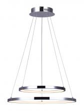 Canarm LCH128A24CH - LEXIE, 24" Wide Cord LED Chandelier, Acrylic, 42W LED (Int.), Dimmable, 3020 Lumens, 3000K