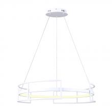 Canarm LCH231A24WH - AMORA, LCH231A24WH, MWH Color, 24inch Width Cable LED Chandelier, Silicone Rubber, Dimmable
