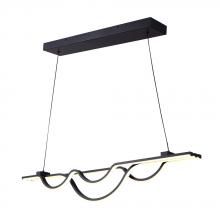 Canarm LCH261A36BK - VEIRA, LCH261A36BK, MBK Color, 36inch Width Cord LED Chandelier, PVC, 42W LED (Integrated)
