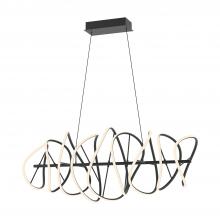 Kuzco Lighting Inc CH96442-BK - Collide 44-in Black LED Chandeliers