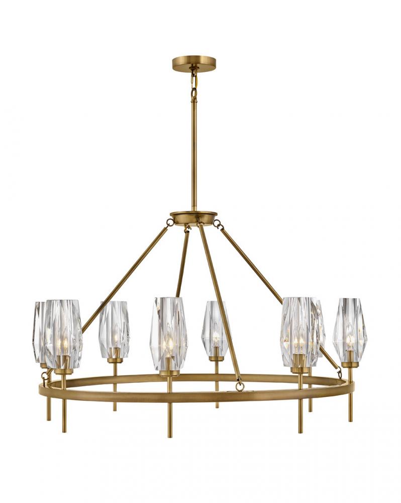 Large Single Tier Chandelier