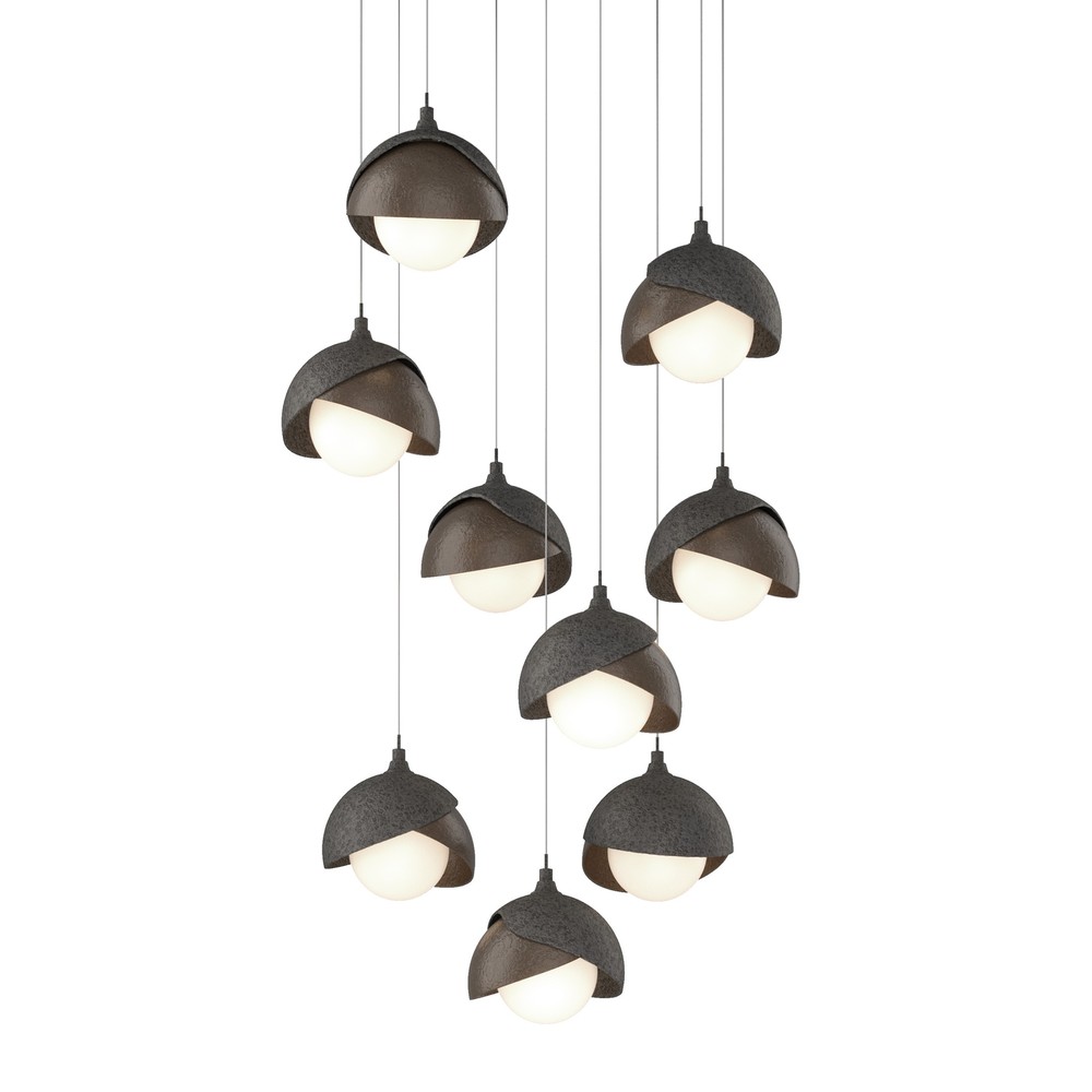 Brooklyn 9-Light Double Shade Pendant