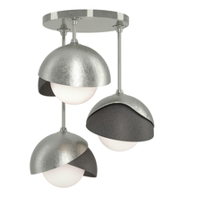 Hubbardton Forge - Canada 121374-SKT-85-20-GG0711 - Brooklyn 3-Light Double Shade Semi-Flush