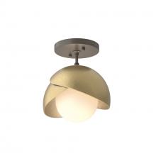 Hubbardton Forge - Canada 121377-SKT-07-86-GG0711 - Brooklyn 1-Light Double Shade Semi-Flush