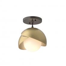 Hubbardton Forge - Canada 121377-SKT-14-86-GG0711 - Brooklyn 1-Light Double Shade Semi-Flush