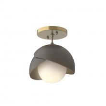 Hubbardton Forge - Canada 121377-SKT-86-07-GG0711 - Brooklyn 1-Light Double Shade Semi-Flush