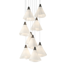 Hubbardton Forge - Canada 131102-SKT-LONG-20-SH1987 - Mobius 9-Light Pendant