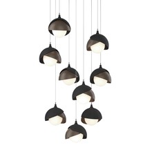 Hubbardton Forge - Canada 131105-SKT-LONG-10-05-GG0711 - Brooklyn 9-Light Double Shade Pendant