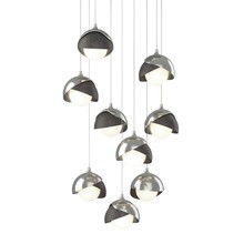 Hubbardton Forge - Canada 131105-SKT-LONG-85-20-GG0711 - Brooklyn 9-Light Double Shade Pendant