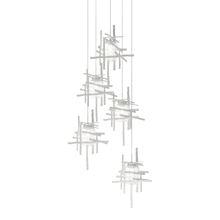 Hubbardton Forge - Canada 131126-SKT-LONG-02-II0728 - Tura 5-Light Seeded Glass Pendant