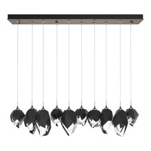 Hubbardton Forge - Canada 131145-SKT-LONG-05-BP0756 - Chrysalis 10-Light Mixed Crystal Pendant