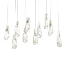 Hubbardton Forge - Canada 131201-SKT-LONG-86-CR - Luma 10-Light Large Crystal Pendant