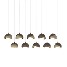 Hubbardton Forge - Canada 131205-SKT-LONG-05-84-GG0711 - Brooklyn 10-Light Double Shade Pendant