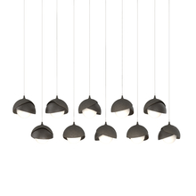 Hubbardton Forge - Canada 131205-SKT-LONG-07-14-GG0711 - Brooklyn 10-Light Double Shade Pendant