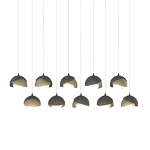 Hubbardton Forge - Canada 131205-SKT-LONG-07-84-GG0711 - Brooklyn 10-Light Double Shade Pendant