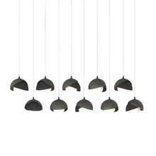 Hubbardton Forge - Canada 131205-SKT-LONG-20-10-GG0711 - Brooklyn 10-Light Double Shade Pendant