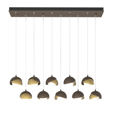 Hubbardton Forge - Canada 131205-SKT-STND-05-86-GG0711 - Brooklyn 10-Light Double Shade Pendant