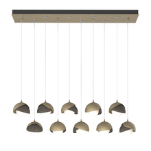 Hubbardton Forge - Canada 131205-SKT-STND-84-07-GG0711 - Brooklyn 10-Light Double Shade Pendant