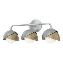 Hubbardton Forge - Canada 201375-SKT-82-84-GG0711 - Brooklyn 3-Light Double Shade Bath Sconce