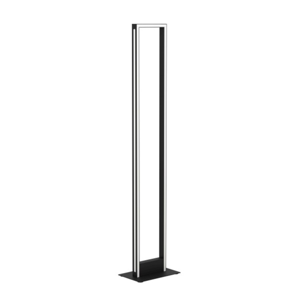 1 LT Integrated LED Floor Lamp w/ Black Finish & White Diffuser