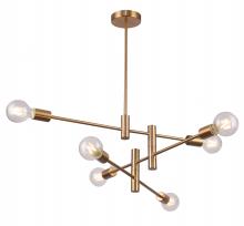 Bethel International Canada TR77C35BR - Chandelier Brushed Bronze