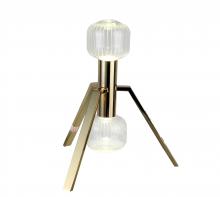 Bethel International Canada ZD12T13G - LED Table Lamp Metal & Glass
