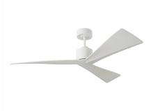 Visual Comfort & Co. Fan Collection 3ADR52RZW - Adler 52-inch indoor/outdoor Energy Star ceiling fan in matte white finish with matte white blades