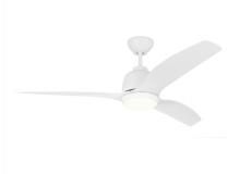 Visual Comfort & Co. Fan Collection 3AVLCR54RZWD - Avila 54" Dimmable Integrated LED Indoor/Outdoor Coastal White Ceiling Fan with Light Kit