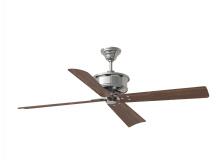 Visual Comfort & Co. Fan Collection 4SBWR56PN - Subway 56" Indoor/Outdoor Polished Nickel Ceiling Fan with Handheld Remote Control